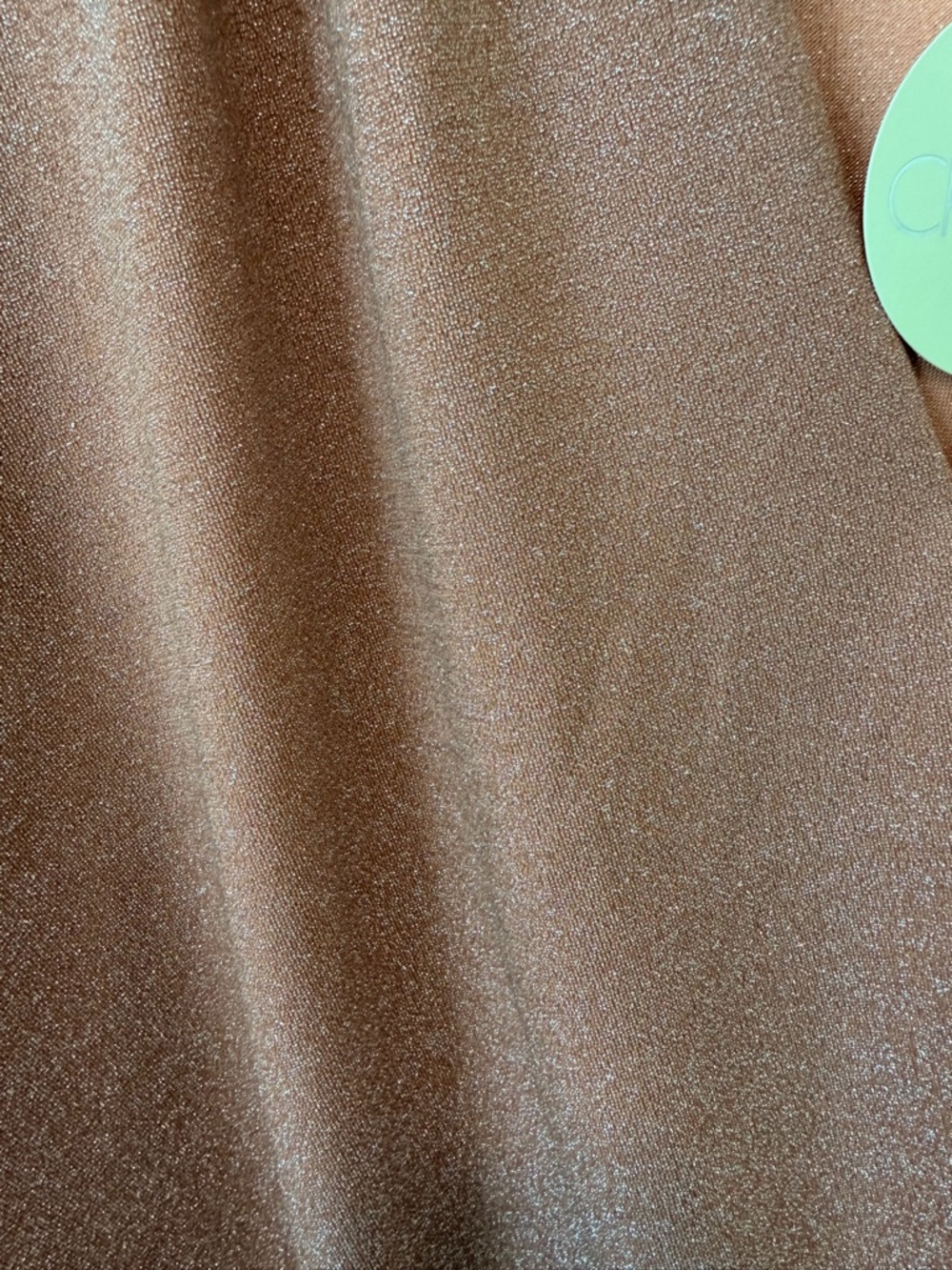 Chenault Rose Gold Shimmer Faux-Wrap Top - Picture 3 of 6